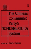 Cover: The Chinese Communist Party's Nomenklatura System - M.E. Sharpe