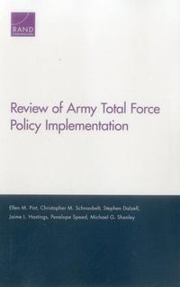 Enlarge image Cover: Review of Army Total Force Policy Implementation - RAND