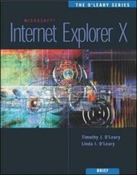 Abbildung von: The O'Leary Series: Internet Explorer 6.0 - McGraw Hill Higher Education