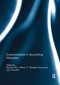 Cover: Communication in Accounting Education - Routledge
