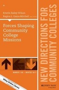 Cover: Forces Shaping Community College Missions - Jossey-Bass