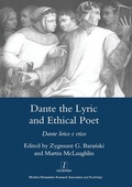 Cover: Dante the Lyric and Ethical Poet - Routledge