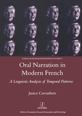 Cover: Oral Narration in Modern French - Routledge