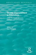Cover: Quality Improvement in Education - Routledge