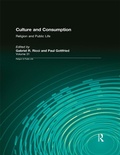 Cover: Culture and Consumption - Routledge
