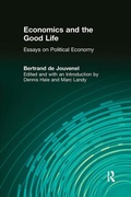 Cover: Economics and the Good Life - Routledge