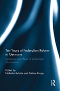Cover: Ten Years of Federalism Reform in Germany - Routledge