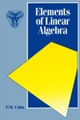 Cover: Elements of Linear Algebra - Chapman & Hall/CRC