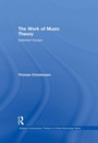 Cover: The Work of Music Theory - Routledge