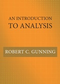 Cover: An Introduction to Analysis - Princeton University Press