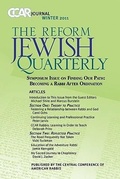 Cover: CCAR Journal - Central Conference of American Rabbis