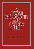 Cover: A Jewish Philosophy and Pattern of Life - JTS Press