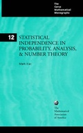Cover: Statistical Independence in Probability, Analysis, and Number Theory - Mathematical Association of America