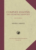 Cover: Complex Analysis - Mathematical Association of America