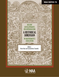 Abbildung von: Recent Developments on Introducing a Historical Dimension in Mathematics Education - Mathematical Association of America (MAA)