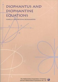 Abbildung von: Diophantus and Diophantine Equations - Mathematical Association of America (MAA)