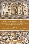 Cover: Reading the Bible in Ancient Traditions and Modern Editions - Society of Biblical Literature