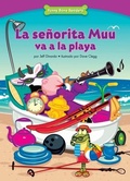 Cover: La senorita Muu va a la playa (Miss Moo Goes to the Beach) - Red Chair Press