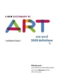 Cover: A New Dictionary of Art 2017 - Peculiarity Press