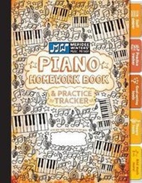 Abbildung von: Piano Homework Book and Practice Tracker (Orange) - Meridee Winters Publishing
