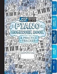 Abbildung von: Piano Homework Book and Practice Tracker (Blue) - Meridee Winters Publishing