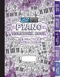 Abbildung von: Piano Homework Book and Practice Tracker (Purple) - Meridee Winters Publishing