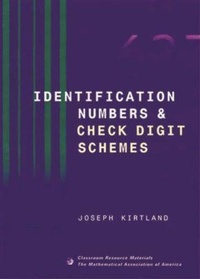 Abbildung von: Identification Numbers and Check Digit Schemes - Mathematical Association of America (MAA)