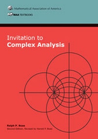Enlarge image Cover: Invitation to Complex Analysis - Mathematical Association of America