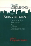 Cover: Redlining to Reinvestment - Temple University Press,U.S.