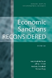 Enlarge image Cover: Economic Sanctions Reconsidered - The Peterson Institute for International Economics