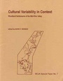 Cover: Cultural Variability in Context - Kent State University Press