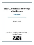 Cover: Proto-Austronesian Phonology with Glossary - Southeast Asia Program Publications, Cornell University