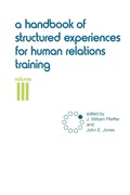 Cover: A Handbook of Structured Experiences for Human Relations Training, Volume 3 - Pfeiffer