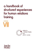Cover: A Handbook of Structured Experiences for Human Relations Training, Volume 7 - Pfeiffer