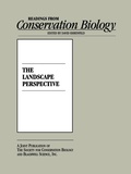 Cover: The Landscape Perspective (Readings from Conservation Biology) - Wiley
