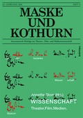 Cover: Maske & Kothurn 62. Jg., Heft 4, 2016 - B&ouml;hlau