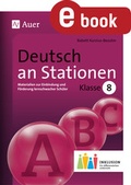 Cover: Deutsch an Stationen 8 Inklusion - Auer Verlag in der AAP Lehrerwelt GmbH