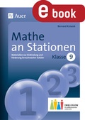 Cover: Mathe an Stationen 9 Inklusion - Auer Verlag in der AAP Lehrerwelt GmbH