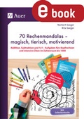 Cover: 70 Rechenmandalas - magisch, tierisch, motivierend - Auer Verlag in der AAP Lehrerwelt GmbH