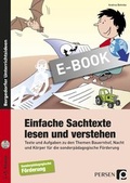 Cover: Einfache Sachtexte lesen und verstehen - Persen Verlag in der AAP Lehrerwelt GmbH