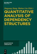 Cover: Quantitative Analysis of Dependency Structures - De Gruyter Mouton