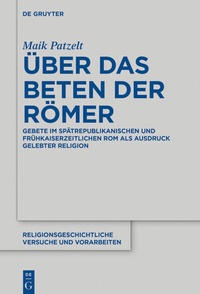 Abbildung von: Über das Beten der Römer - De Gruyter