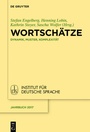 Cover: Wortschätze - De Gruyter