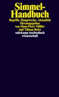 Cover: Simmel-Handbuch - Suhrkamp