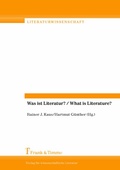 Cover: Was ist Literatur? / What is Literature? - Frank & Timme