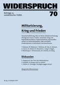 Cover: Widerspruch 70 - Rotpunktverlag