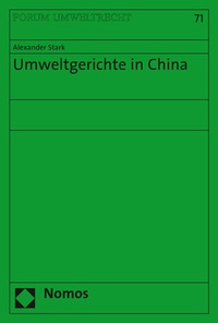 Abbildung von: Umweltgerichte in China - Nomos