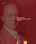 Cover: Journal of the Arnold Sch&ouml;nberg Center 14/2017 - Arnold Sch&ouml;nberg Center