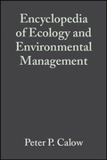 Cover: Encyclopedia of Ecology and Environmental Management - Wiley
