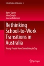 Cover: Rethinking School-to-Work Transitions in Australia - Springer